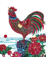Red Chicken Birds Paint By Numbers