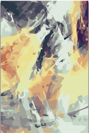 Dark Abstract Scene  Paint By Numbers