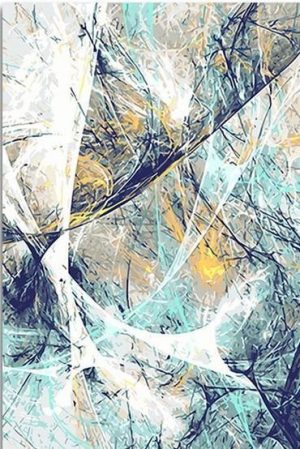 Abstract Triplet lines Abstract Paint By Numbers