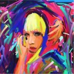 Colorful Abstract Girl Paint By Numbers