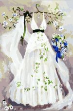 Bride Dress Paint By Numbers