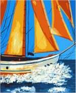 Sail Boat Paint By Numbers