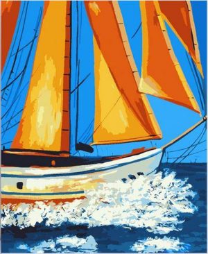 Sail Boat Paint By Numbers