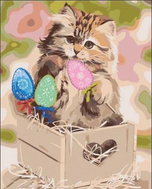 Cat In A Box Paint By Numbers