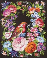 Bird And Flowers Paint By Numbers