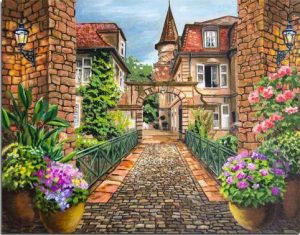 European City Street Paint By Numbers