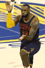 LeBron James Player Paint By Numbers