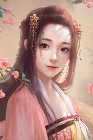Japanese Girl Paint By Numbers