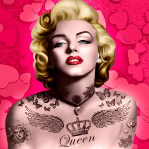 Marilyn Monroe Tattoos Paint By Numbers