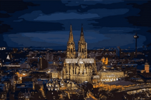 Cologne Cathedral Paint By Numbers