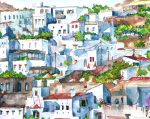 Lindos Village Paint By Numbers