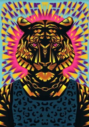 Mandala Tiger Paint By Numbers