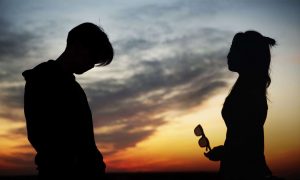 Couple Sunset Silhouette Paint By Numbers