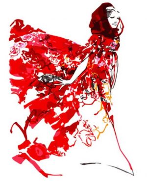 Robe Rouge People Paint By Numbers