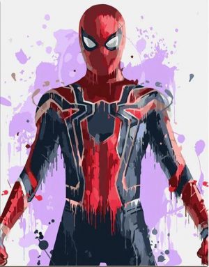 Spiderman Hero Paint By Numbers