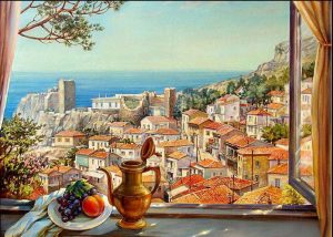 Sicilian Village Paint By Numbers