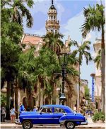 Havana Blue Classic Car Paint By Numbers