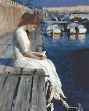 Women Reading Book Paint By Numbers