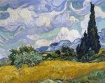 Wheat Field With Cypresses Paint By Numbers