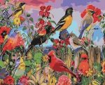 Garden Birds Paint By Numbers