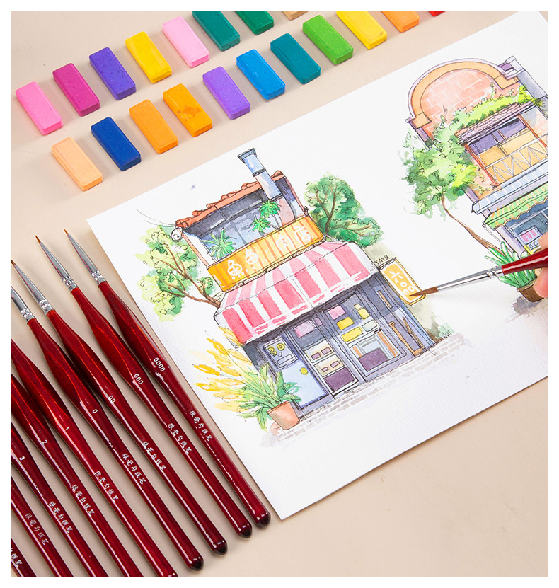 Acrylic Paint Brush Set - Image 2