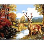 Wild Sika Deer Paint By Numbers