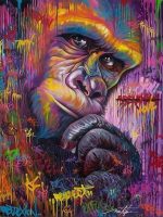 Gorilla Graffiti Paint By Numbers