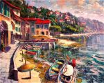 Mediterranean Village Paint By Numbers