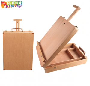 wooden desktop easel display