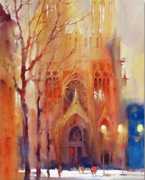 Paris Church Icon Cities Paint By Numbers