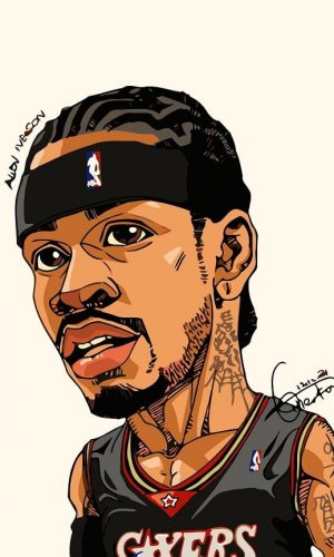 Allen Iverson Paint By Numbers