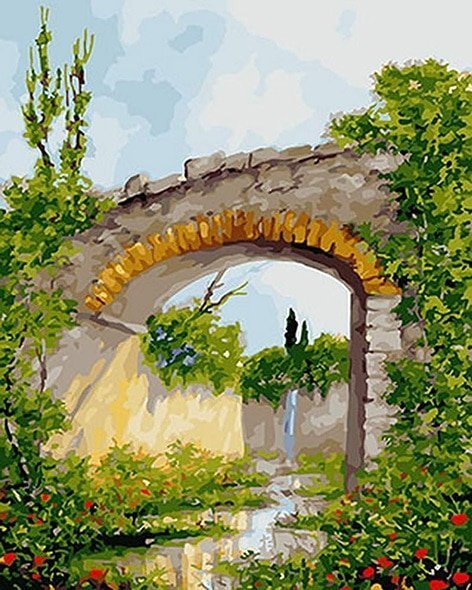 Arch Bridge Paint By Numbers