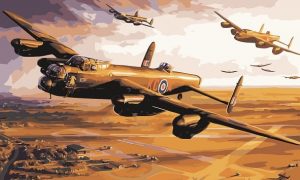 Avro Lancaster Bomber Paint By Numbers