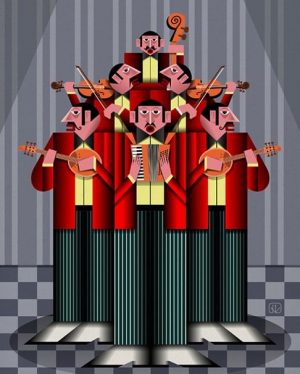 Musicians Group Paint By Numbers