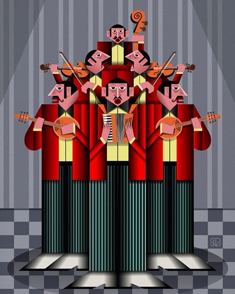 Musicians Group Paint By Numbers