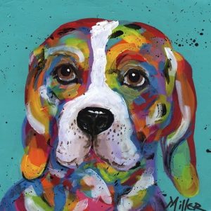 Barney Beagle Dog Paint By Numbers