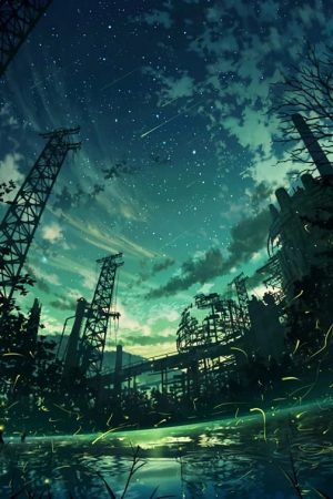 Beautiful Night View Landscape Paint By Numbers