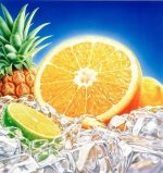 Sliced Orange Paint By Numbers