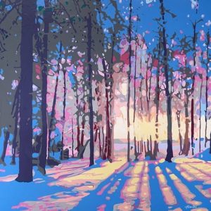 Winter Forest Paint By Numbers