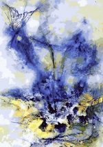 Blue Sand Abstract Paint By Numbers