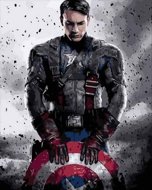 Captain America Avenger Paint By Numbers