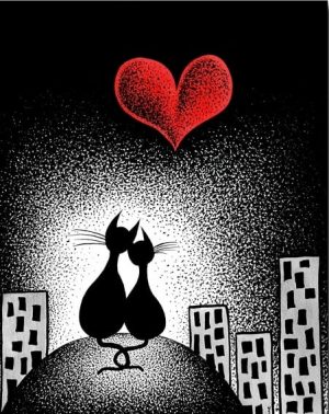Cats In Love Paint By Numbers