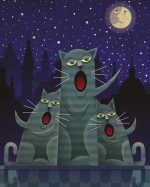 Three Cats Paint By Numbers