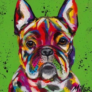 Colorful French Bulldog Paint By Numbers