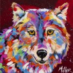 Colorful Wolf Paint By Numbers