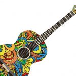 Colorful Guitar Paint By Numbers