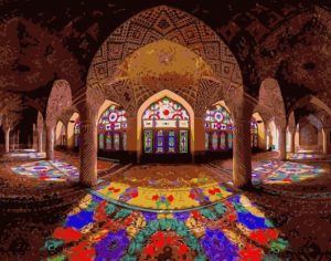 Nasir Al Mulk Mosque Paint By Numbers