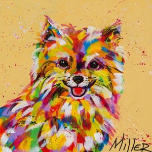 Colorful Pomeranian Paint By Numbers