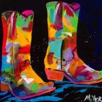 Colorful Boots Paint By Numbers