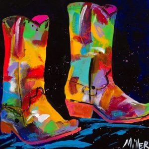 Colorful Boots Paint By Numbers